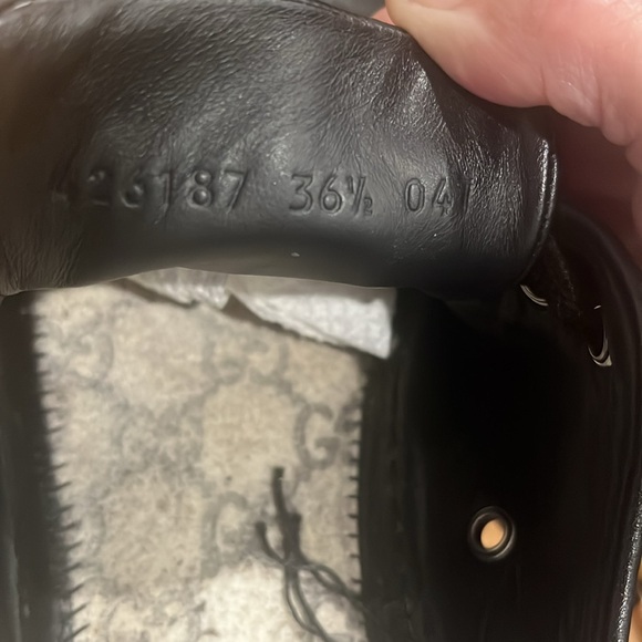 Gucci GUC shoes Missing the insoles Size 6.5 - Picture 6 of 9